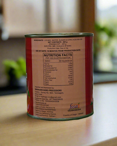 MPA Litchies Tin Imported 800gm (Pack of 12 Pcs X 800gm Each)